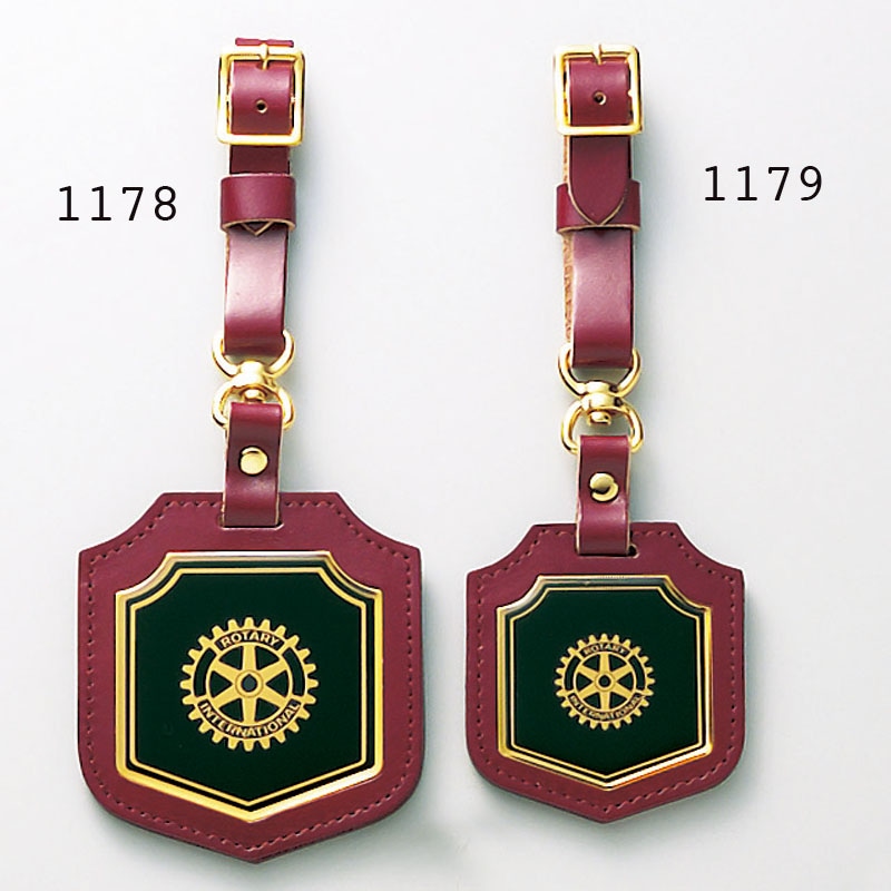 本革製ネームタッグ・ワイン・大