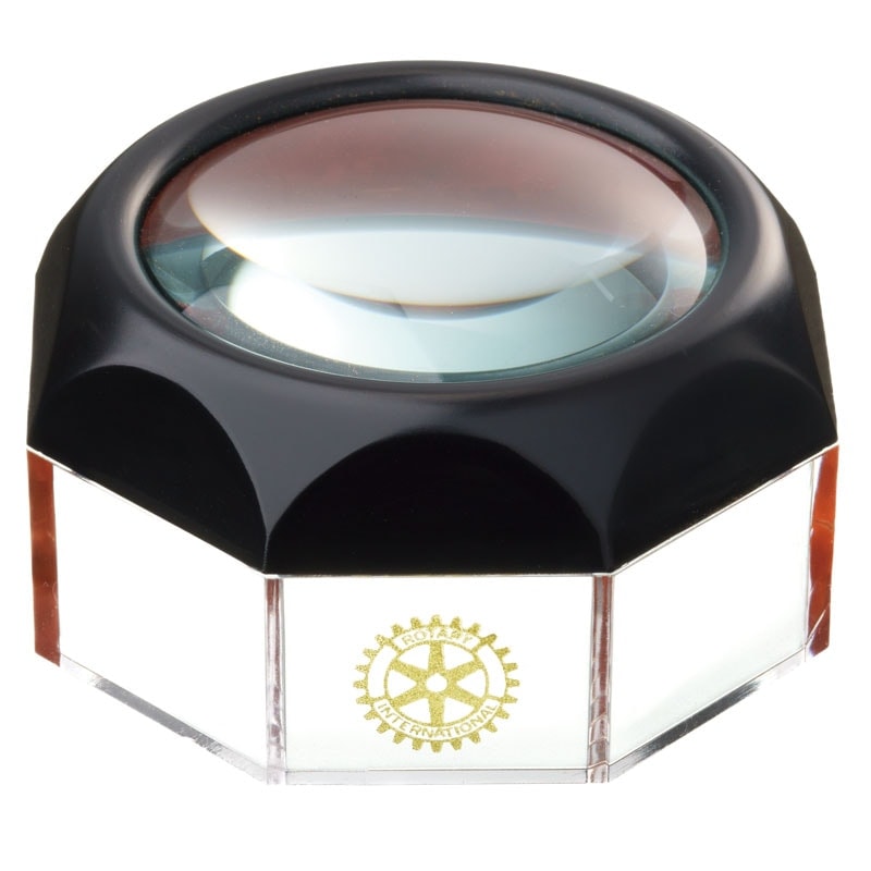 ルーペ(置型）金銀箔蒔絵彩光