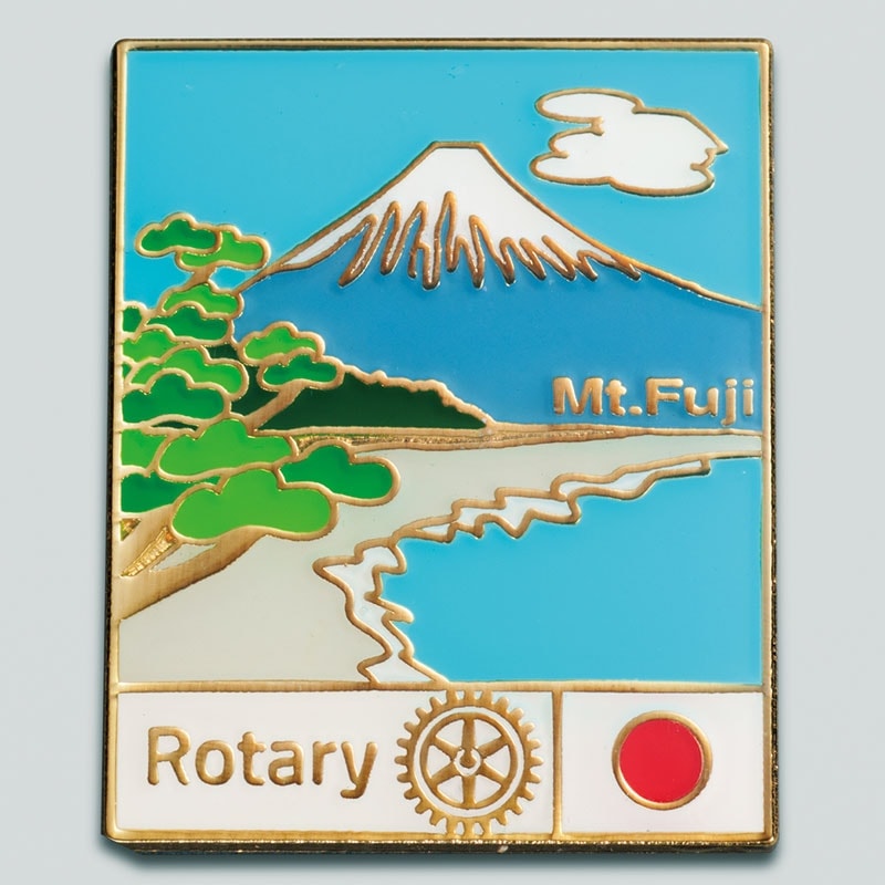 海外土産バッジ（富士山）