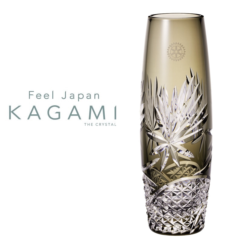 ≪KAGAMI≫江戸切子・一輪挿＜月下美人＞