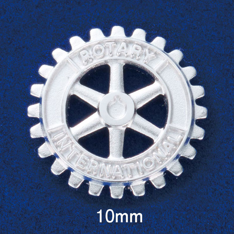 会員章１０mm・銀色