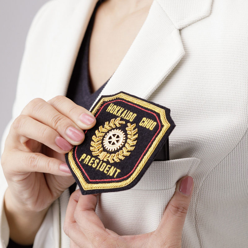 マグネット式エンブレムホルダー（マジックテープ付