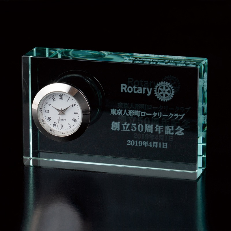 ガラスクロック