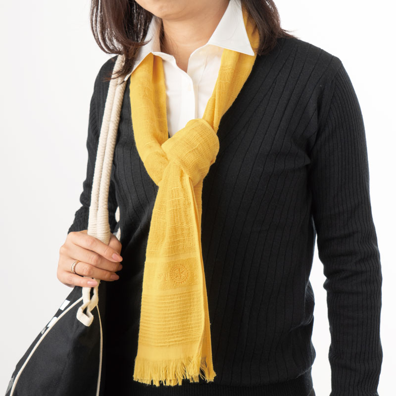 オーガニック コットンマフラー<男女兼用>