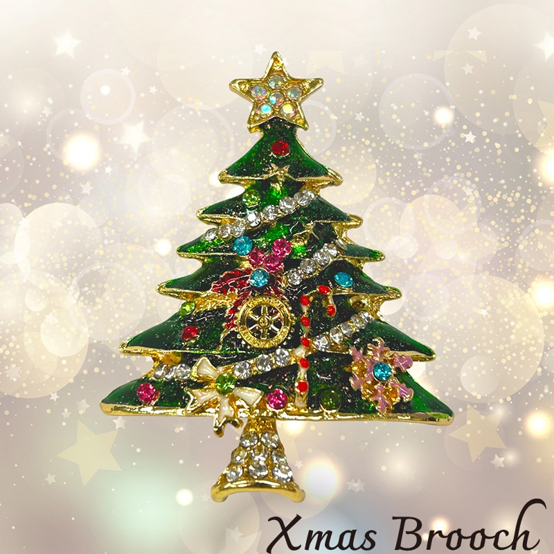 クリスマスブローチ A