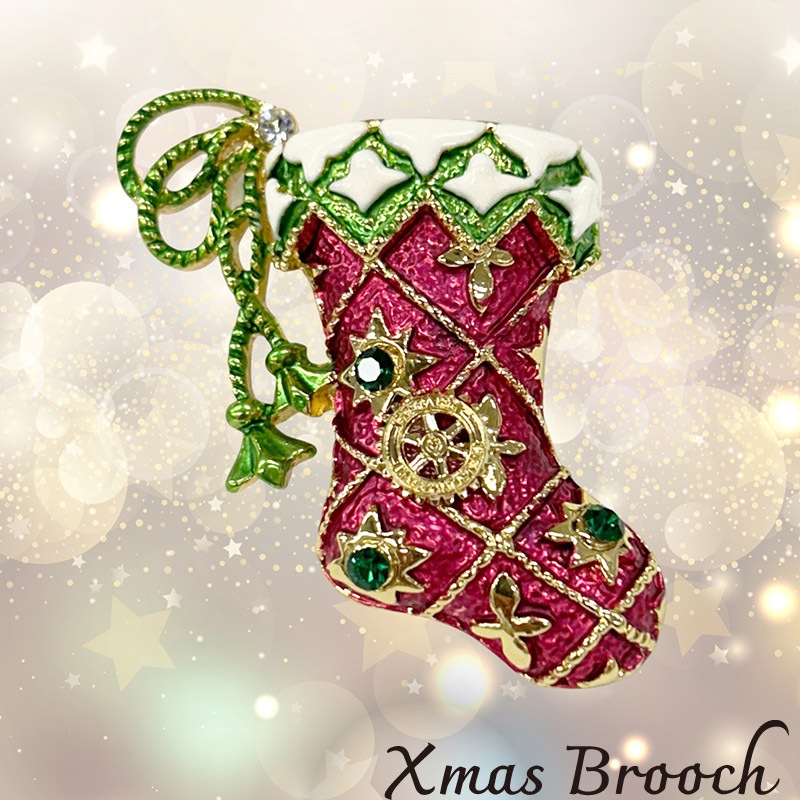 クリスマスブローチ　Ｄ