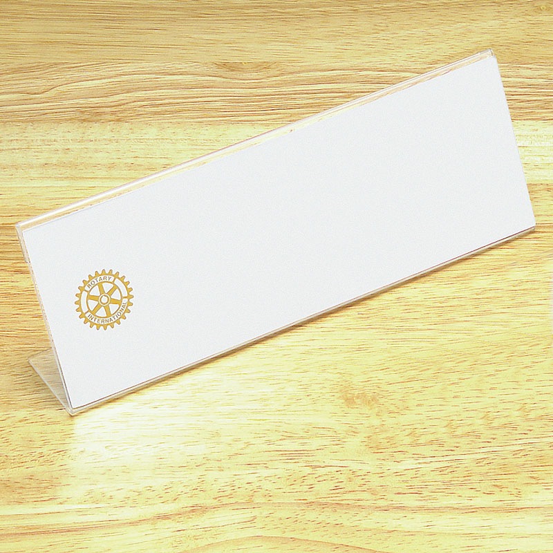 アクリル机上プレート