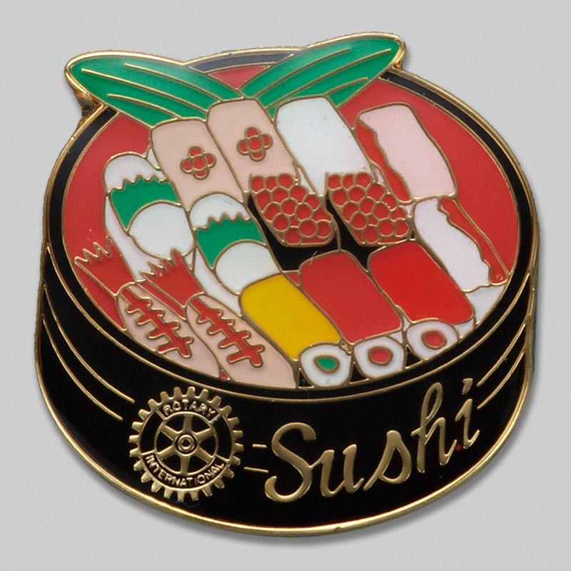 海外土産バッジ(寿司)
