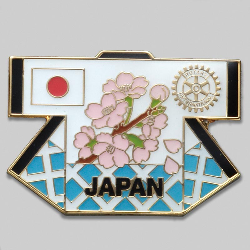 海外土産バッジ(半纏)