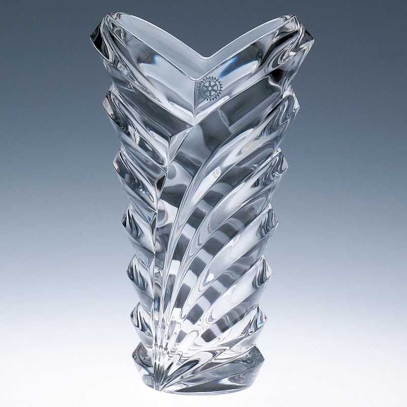 クリスタル花瓶