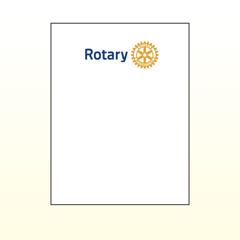 無地ロータリー用紙