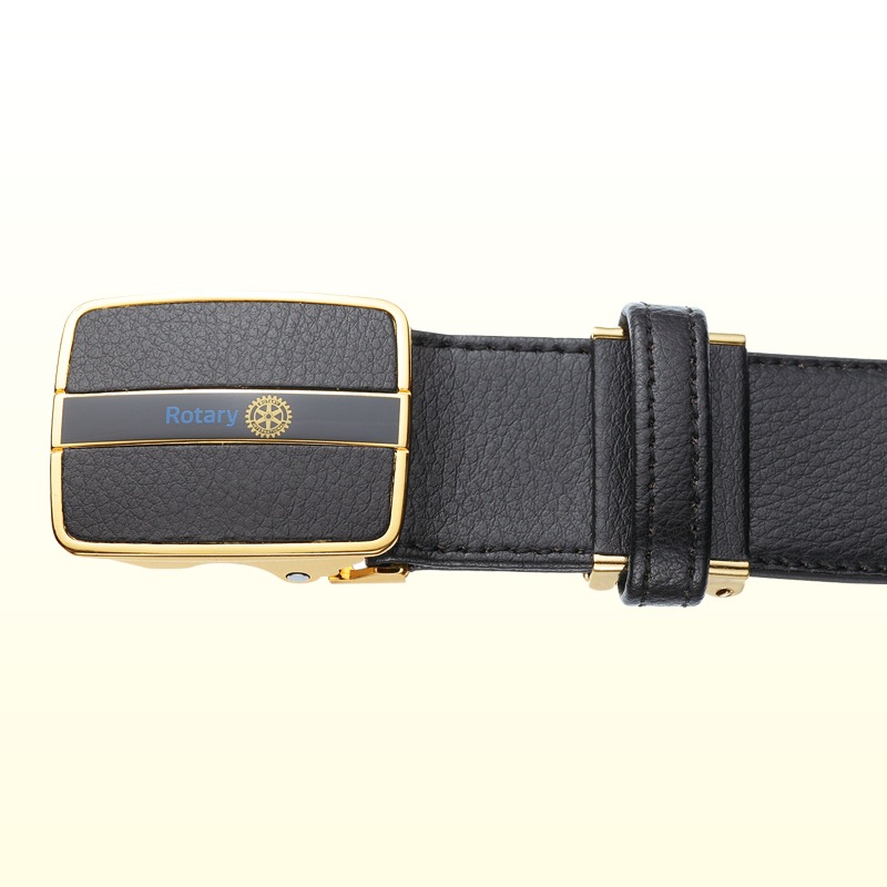 公式ロゴ入り牛革ベルト