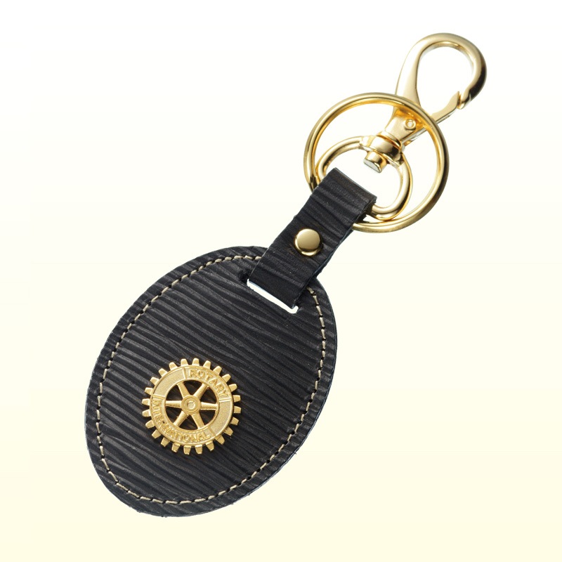 牛革型押しキーホルダー