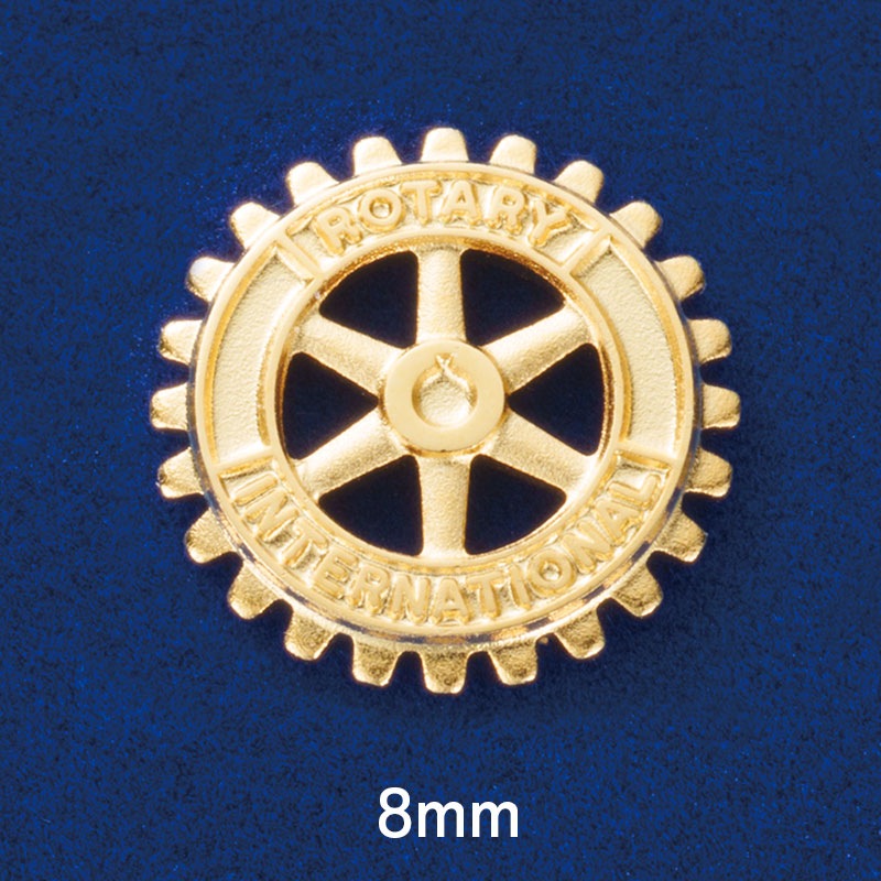 会員章８mm・金一色