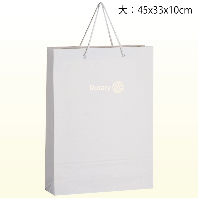 コーティング紙袋 白