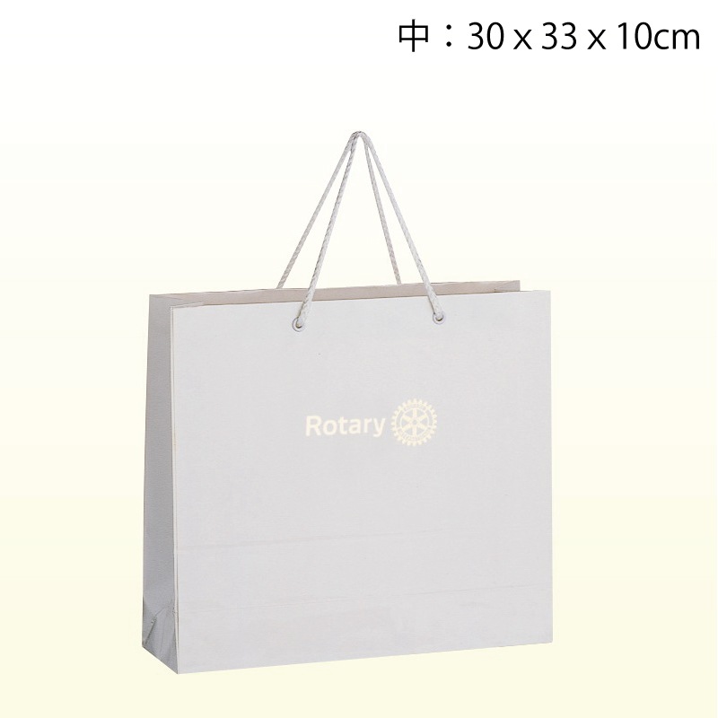 コーティング紙袋 白