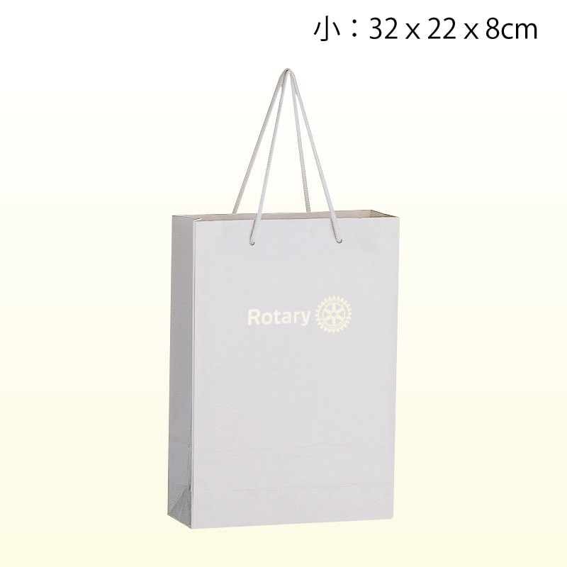 コーティング紙袋 白