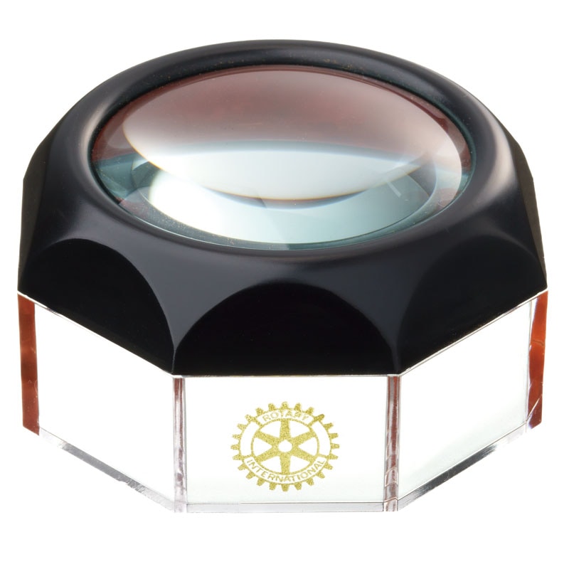 ルーペ(置型）金銀箔蒔絵彩光