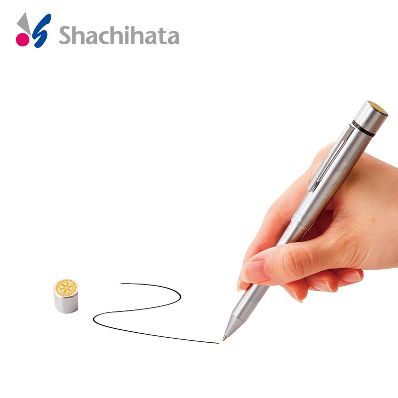 ネームペン ログノ　シルバー<シヤチハタ>