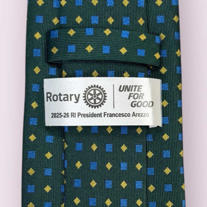 2025-26年RI会長メッセージ入り シルクネクタイ