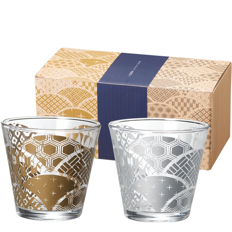 和モダングラス 金銀揃え