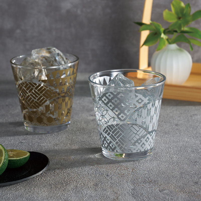 和モダングラス 金銀揃え