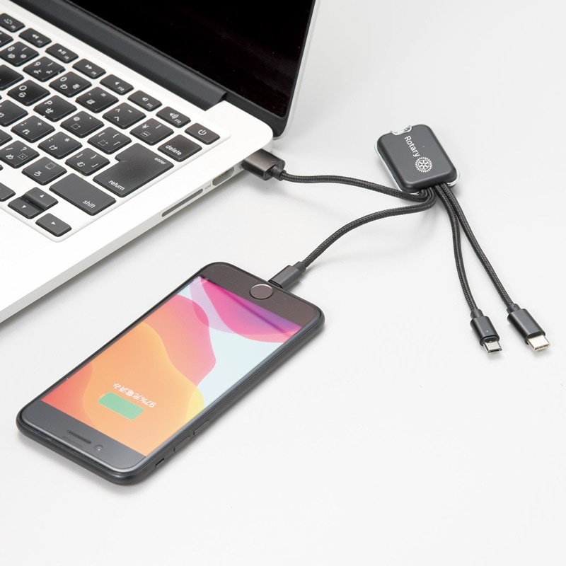 マルチタイプ充電ケーブル