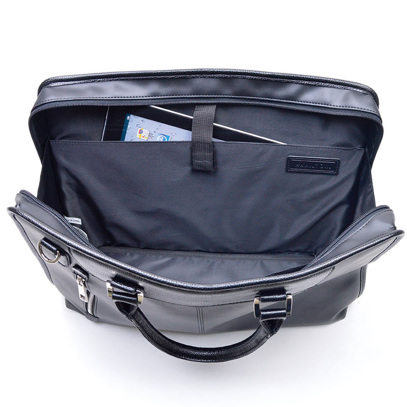 フチ巻大割れビジネスバッグ