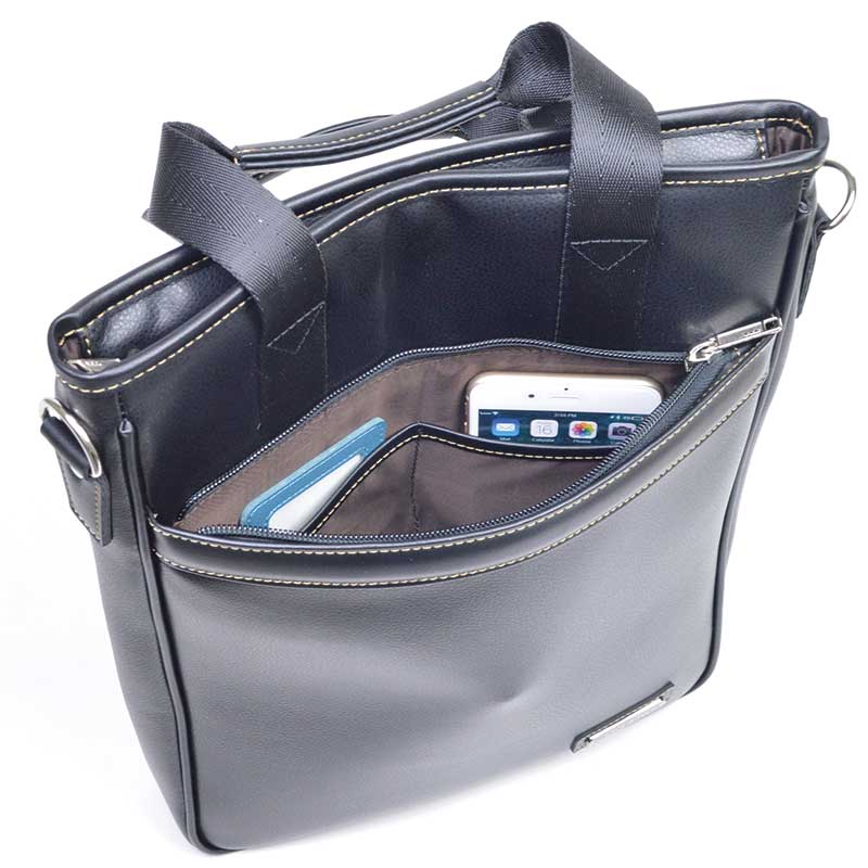 ソフト合皮ショルダーバッグ