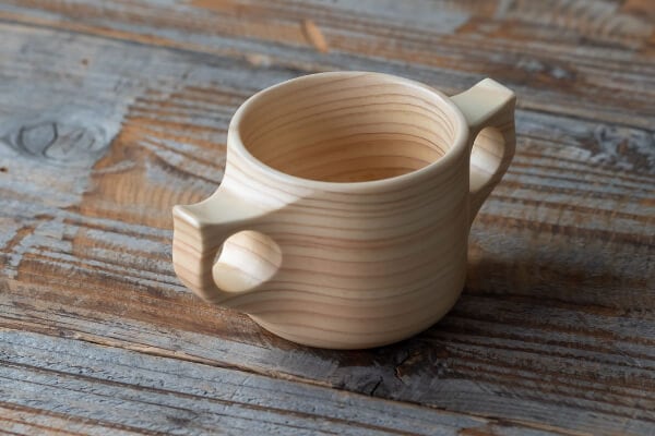 マグカップ小（ひのき）