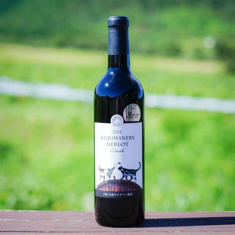 【久住ワイナリー】2021久住メルローCatwalk　赤（辛口）720ml