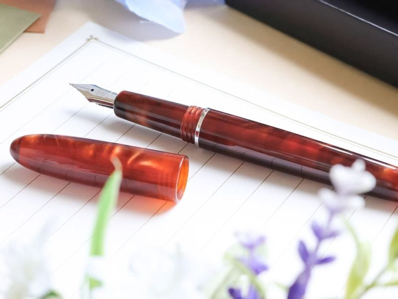 【ワンチャー万年筆】MOFU　M（中字）（茶：トフィー）