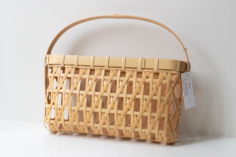 竹かごミニショルダー【あなたの籠展】