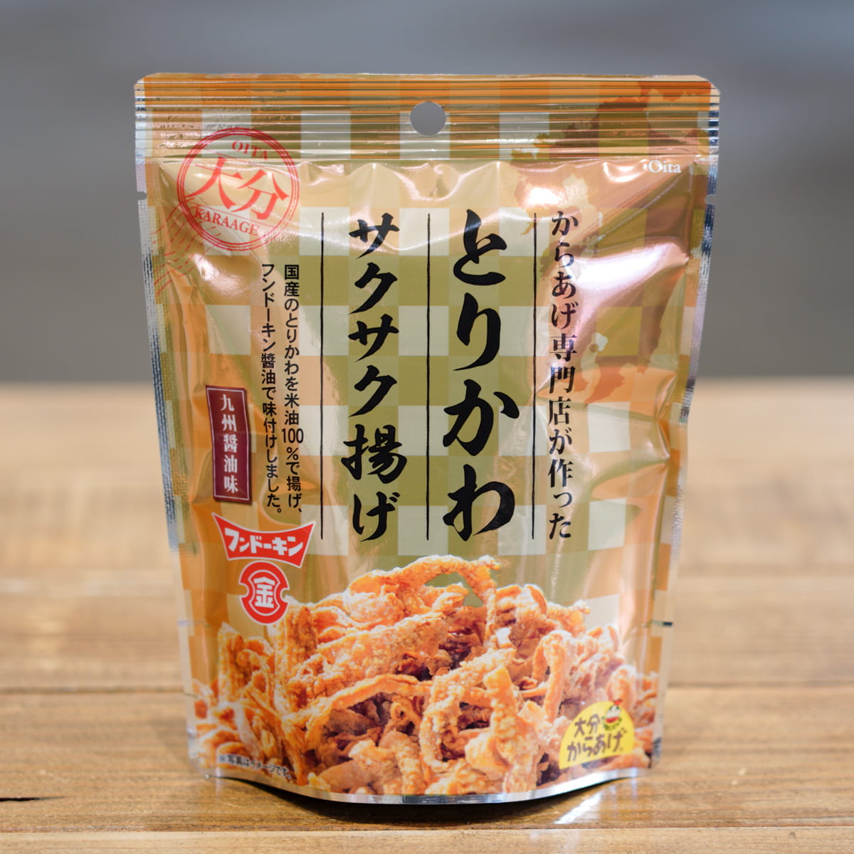 プレミアム とりかわ サクサク揚げ （九州醤油味）