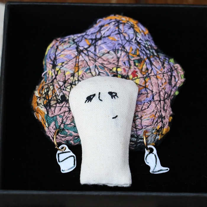 ざんしちゃんブローチ 【リトルアトリエスイッチ】