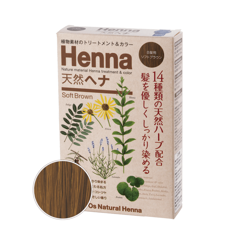 白髪染用 ソフトブラウン【ツヤ感のある明るい茶色】 O's Natural