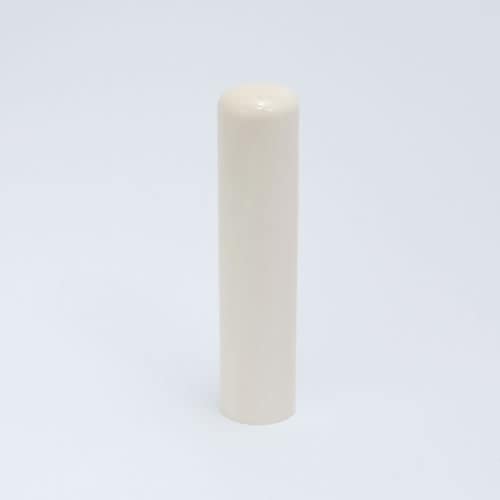 銀行印・認印（姓または名)　10.5mm　象牙(芯持)　≪付属品≫トカゲ印鑑ケース・保証書