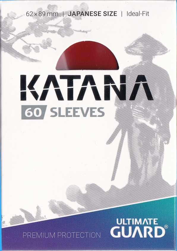 【メイン】ULTIMATEGUARD KATANA JAPANESE SIZE 【RED】