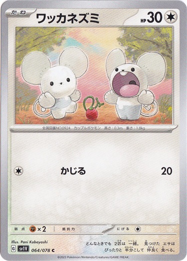 ワッカネズミ C 064/078｜ポケモンカードゲーム｜通販のPAO