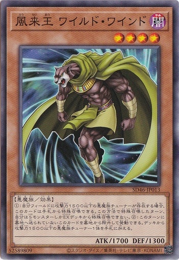 【プレイ用】　風来王 ワイルド・ワインド 【ノーマル】 SD46-JP013