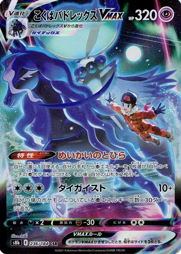 【プレイ用】こくばバドレックスVMAX CSR 236/184