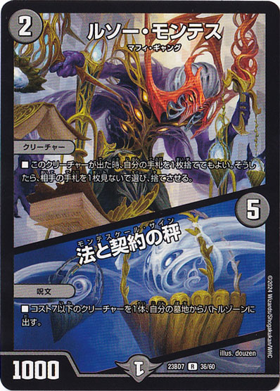 ルソー・モンテス/法と契約の秤 R  36/60