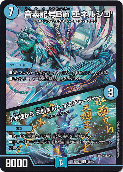 音素記号Bm エネルジコ,♪水面から 天掴まんと するチャージャー [23BD7] U  50/60