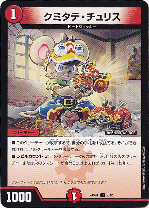 クミタテ・チュリス U  7/12