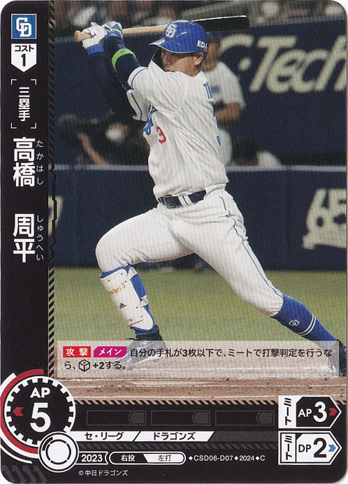 中日ドラゴンズ 高橋周平選手 実使用バット - メルカリ