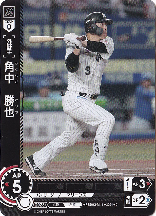 角中　勝也 ［外野手］ PSD02-M11 C