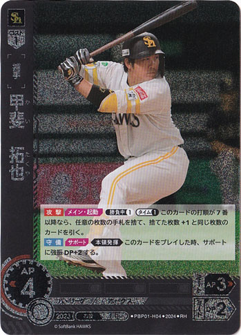 福岡ソフトバンクホークス 甲斐拓也 バッティンググローブ