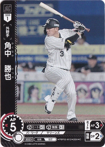 角中　勝也 ［外野手］ PBP02-M12 C