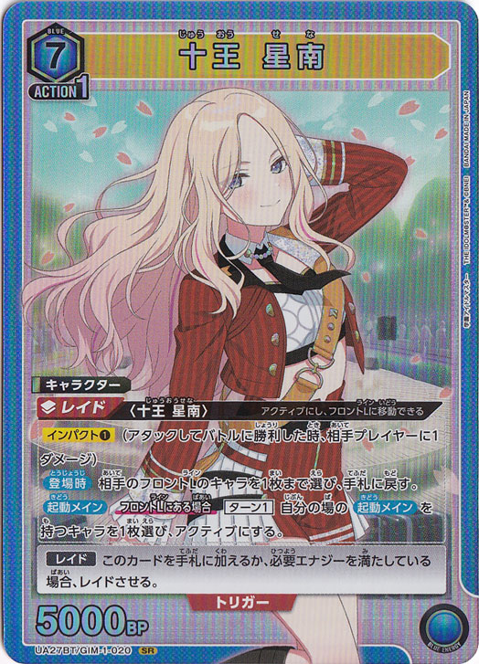 十王 星南 SR GIM-1-020