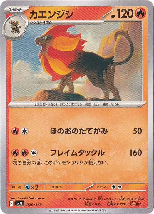 カエンジシ 026/175